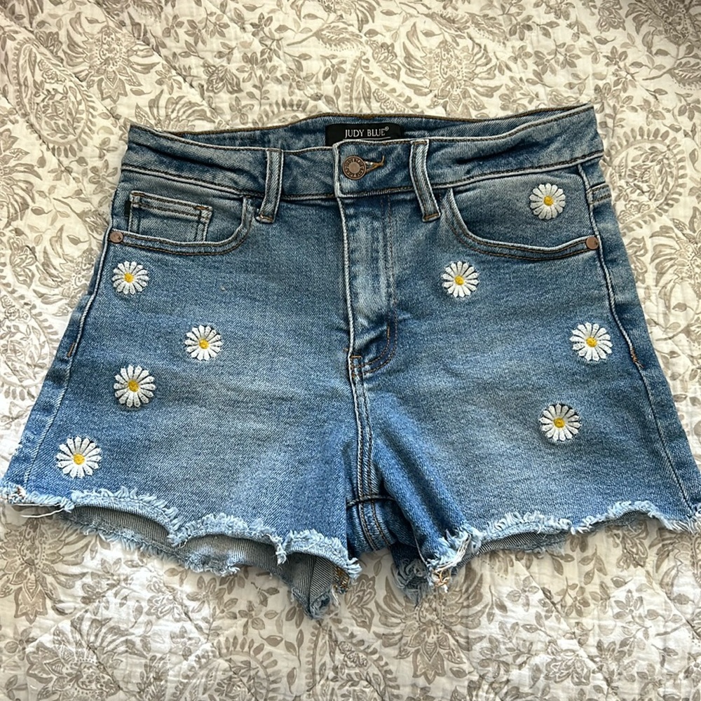 Judy Blue Dandelion Jean Shorts Size Small